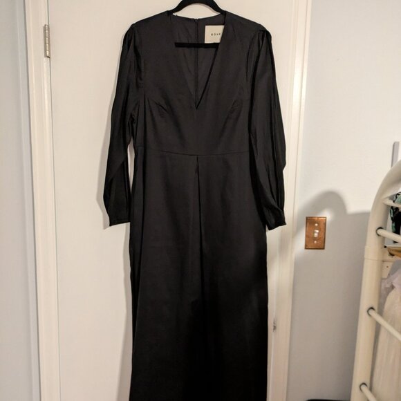 RÓHE Leonore Black Dress Size EU 42 Size US 10/12 - Picture 4 of 8
